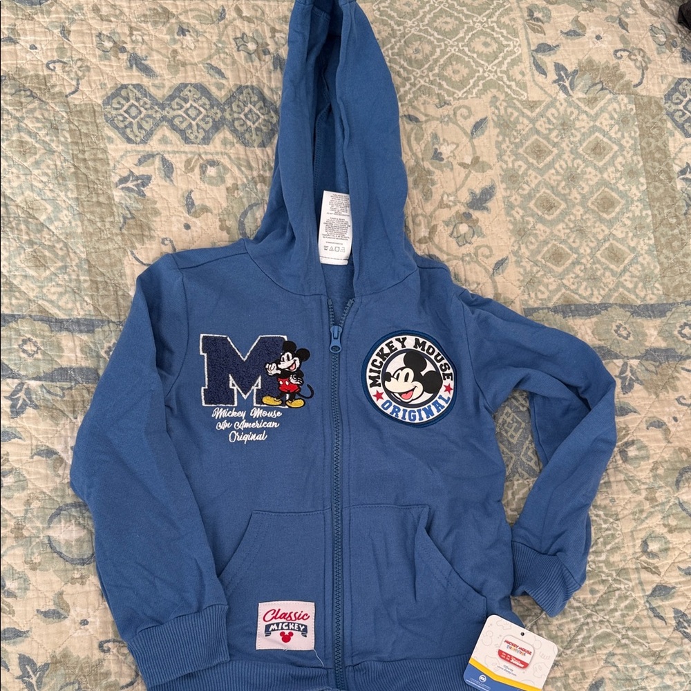 Disney Mickey Mouse Classic Blue Hoodie